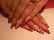 Best Nails - Épített porci, akril virág!